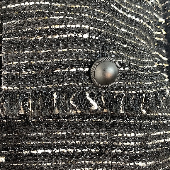 Express Black Tweed Cropped Blazer- NWT - Picture 12 of 16